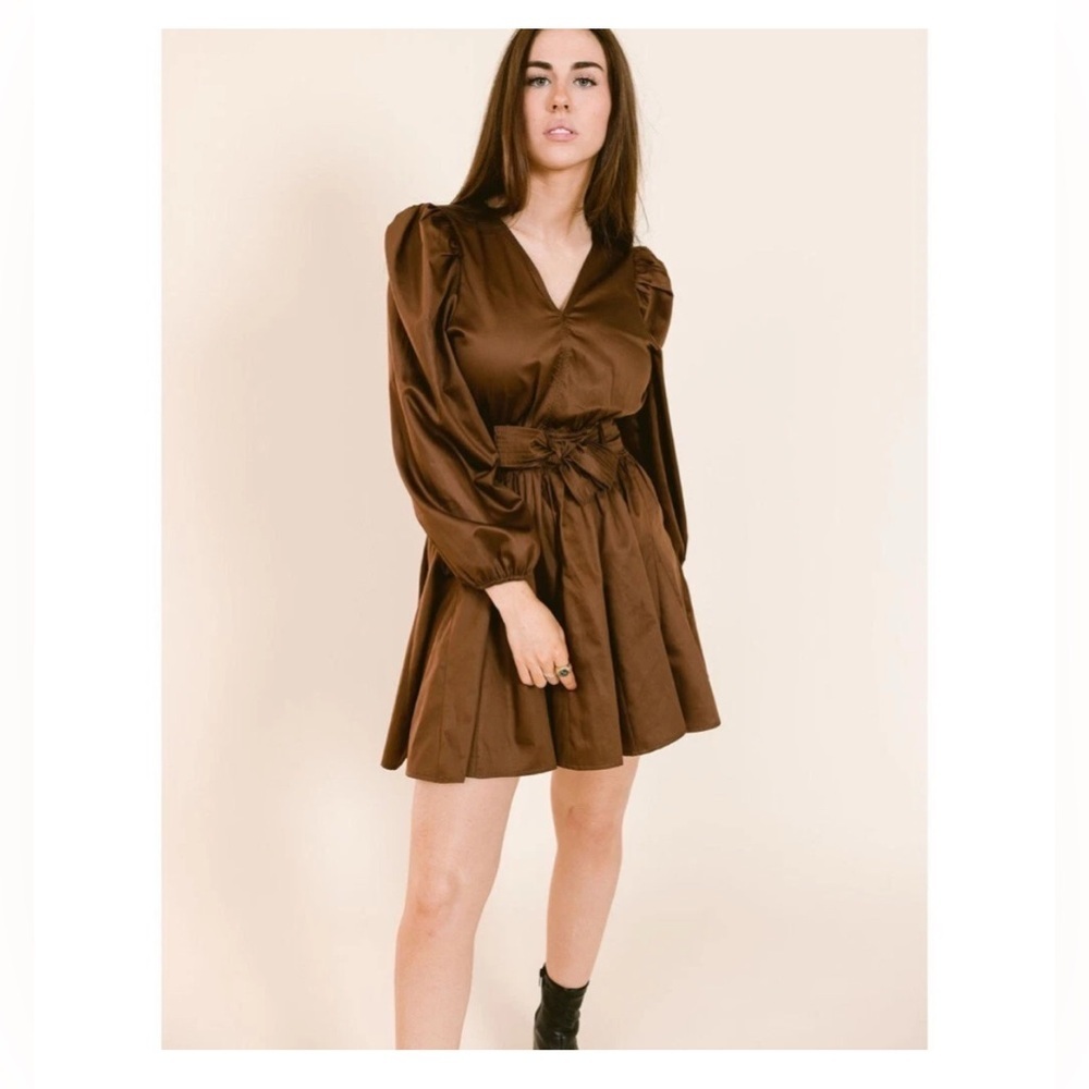 LaRoque Emma Dress Brown NWT